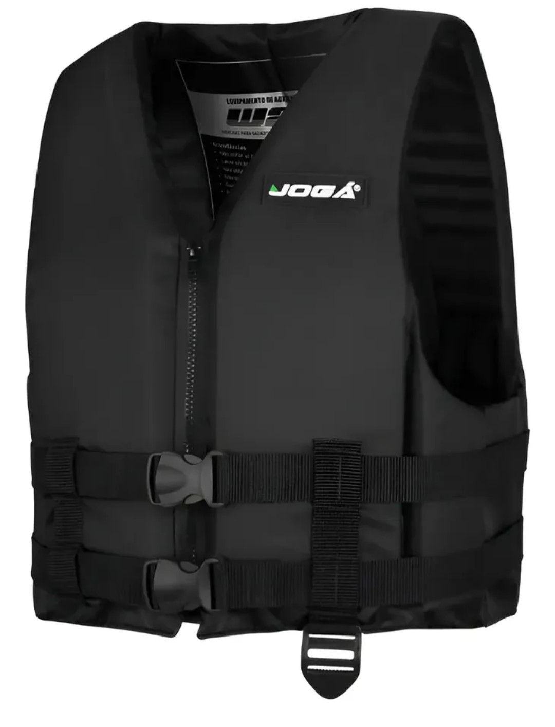 Colete Wave Salva Vidas Flutuação 70-150kg Rápido Cor Preto Tamanho 70
